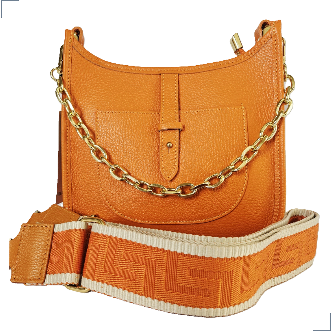 CARRARA - Arancio Borse in Pelle
