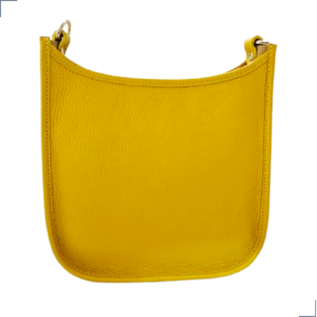 CARRARA Cuero Genuino Italiano - Giallo Borse in Pelle