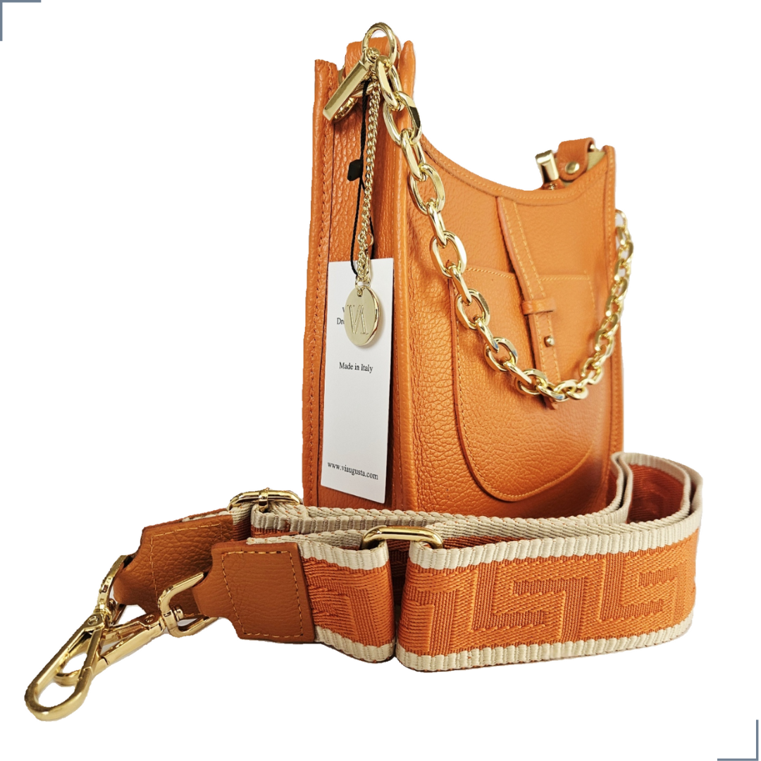 CARRARA - Arancio Borse in Pelle