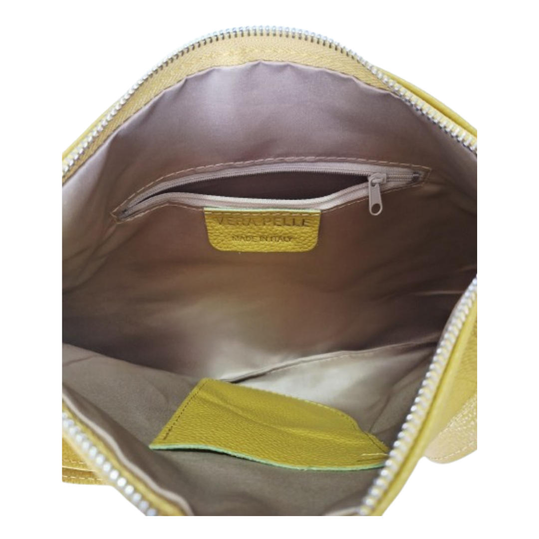 TAMILA Cuero Genuino Italiano - Lime, Borse in Pelle