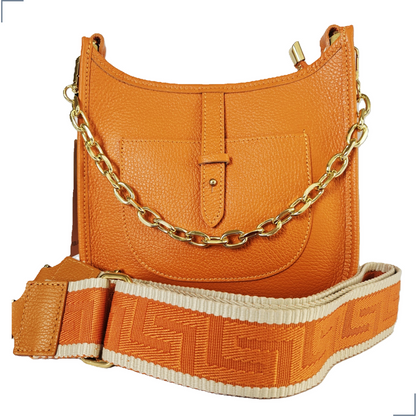 CARRARA - Arancio Borse in Pelle