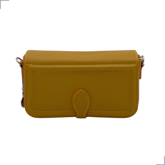 LYRA Cuero Genuino Italiano - Senape Borse in Pelle