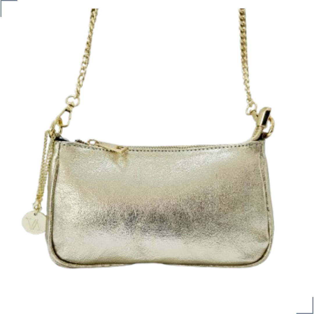 VENTURA Cuero Genuino Italiano - Oro, Borse in Pelle