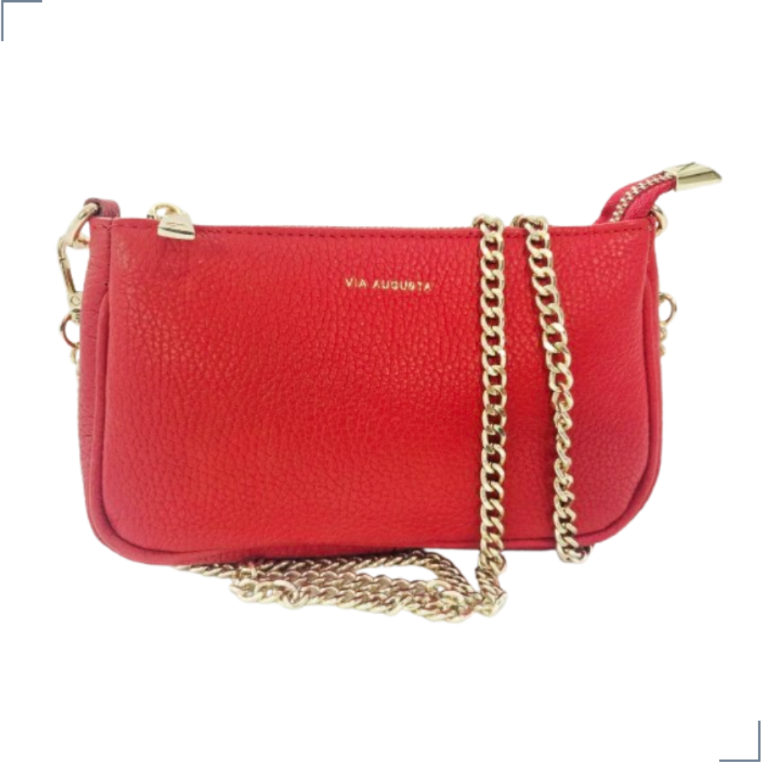 VENTURA Cuero Genuino Italiano - Rosso Borse in Pelle