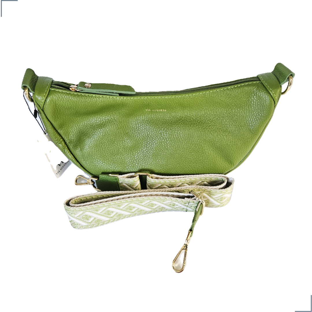 LYREA Cuero Genuino Italiano - Avocado Borse in Pelle