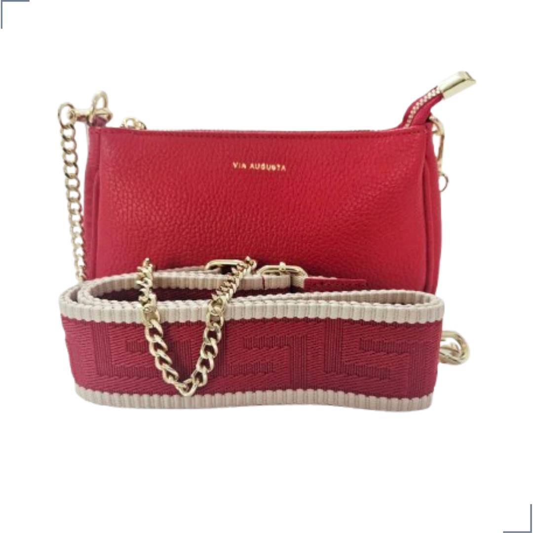 VENTURA Cuero Genuino Italiano - Rosso Borse in Pelle