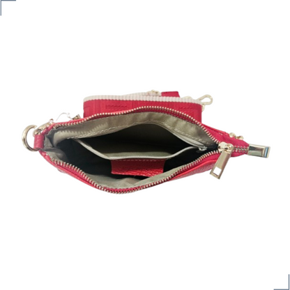 VENTURA Cuero Genuino Italiano - Rosso Borse in Pelle