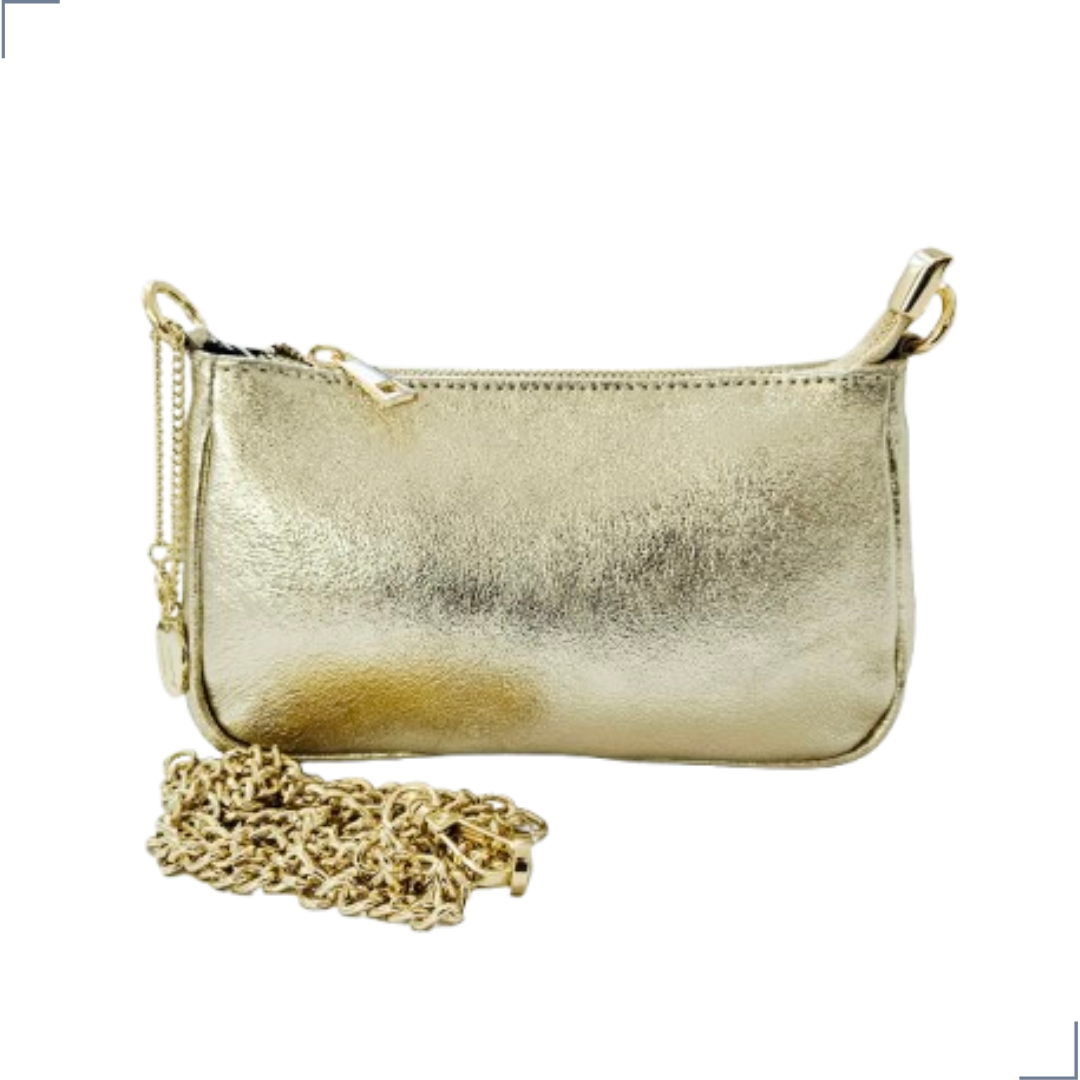 VENTURA Cuero Genuino Italiano - Oro, Borse in Pelle