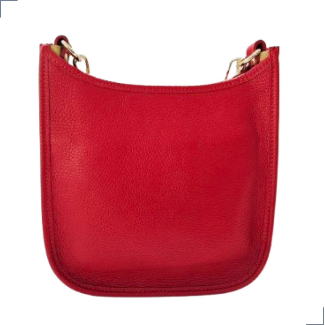 CARRARA Cuero Genuino Italiano - Rosso Borse in Pelle